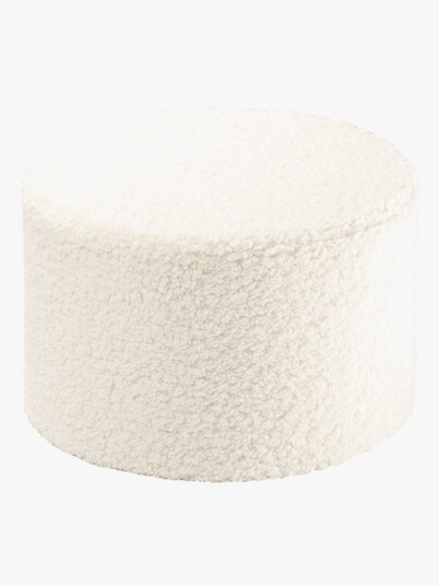 Wigiwama Pouffe Teddy - Cream - 39.5X 39.5X 25CM Wigiwama Pouffe Teddy - Cream - 39.5X 39.5X 25CM