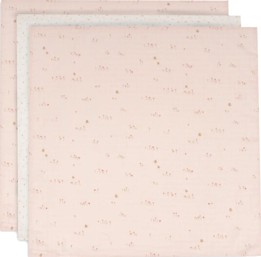Jollein Musselintepper 3-Pakk Pretty Picnic