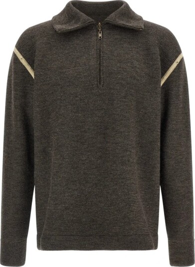 Maison Margiela, Herre, Strikkevarer, Grå, M,