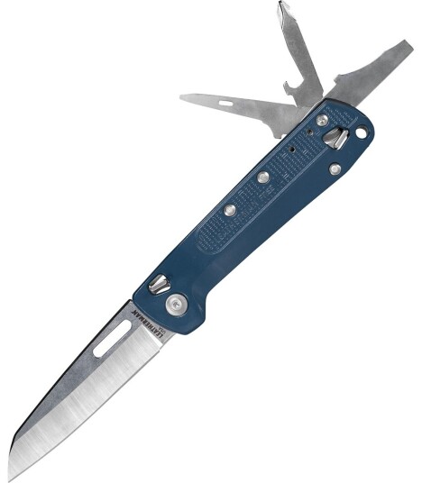 Leatherman Free K2 lommekniv - Blå - 8,4 cm