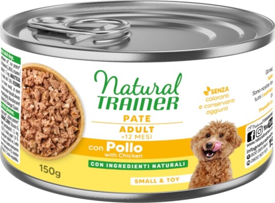 Natural Trainer Våtfôr Adult Pate Small & Toy Kylling 1 X 150 G 150 G