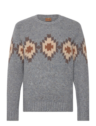 Mos Mosh Gallery Mmgbarry Autumn Knit - Grey - XL