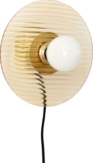 Hübsch Halo Vegglampe Amber