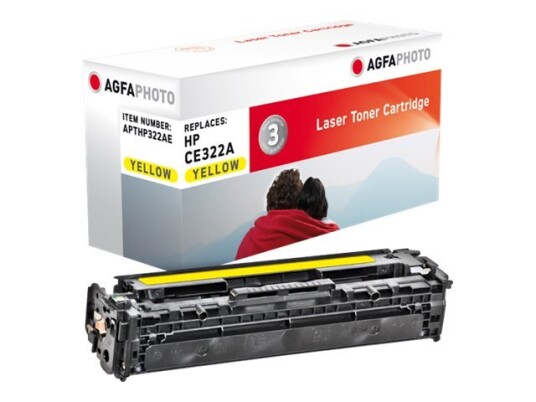 Agfaphoto - Gul - Kompatibel - Tonerpatron Alternativ For: Hp 128A Hp Ce322a - For Hp Color Laserjet Pro Cp1525n Cp1525nw  Laserjet Pro Cm1415fn Cm1415fnw
