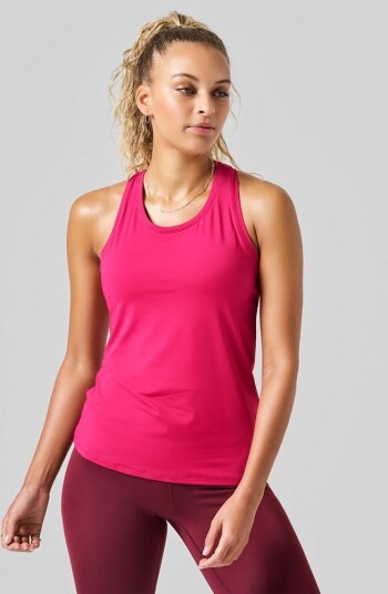 Casall Essential Racerback Tank Punch Pink XL