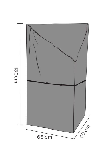 Brafab Møbeltrekk (Pustende stof) Till utekjøkken 65 x 65 x 130 cm Svart