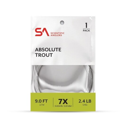 SA Absolute Trout Leader 9` 2X 0,23mm