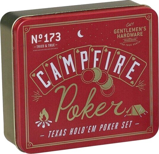 Gentlemen's Hardware Campfire Poker Sett Rød i Etui