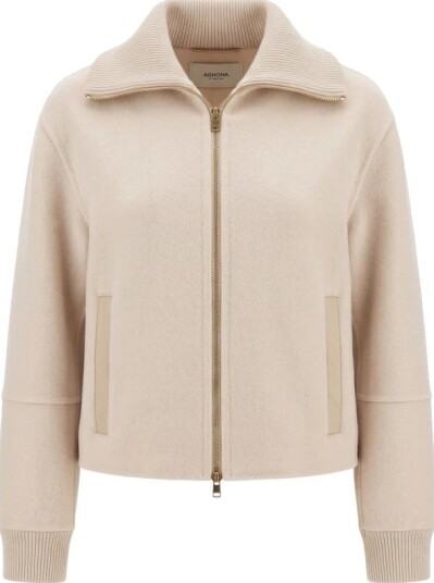 Agnona Dame Jakker Beige S, Agnona Dame Jakker Beige S,