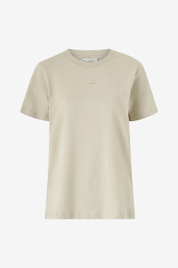 My Essential Wardrobe Topp Seattlemw Logo Emb. Tee Grønn
