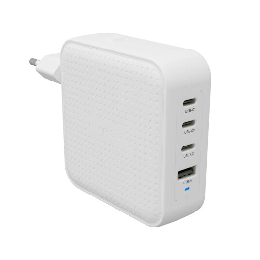 Hyper Juice 100W GaN USB-C Strømadapter Hvit