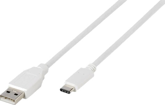 Vivanco Usb-Kabel Usb-C Hann Til Usb-Type A Hann 1.2 M Hvit