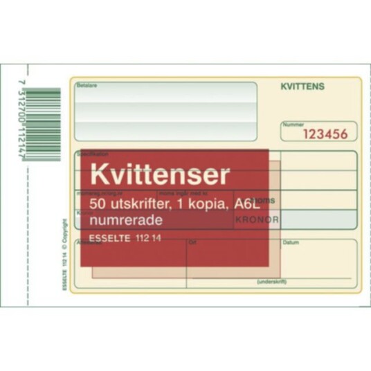 Kvittens A6L 2x50 numrerade.fl.karbon