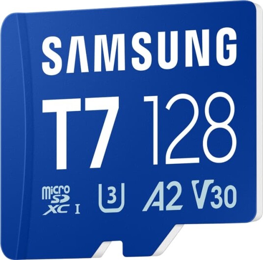 Samsung T7 micro SDXC minnekort 128GB Samsung T7 micro SDXC minnekort 128GB