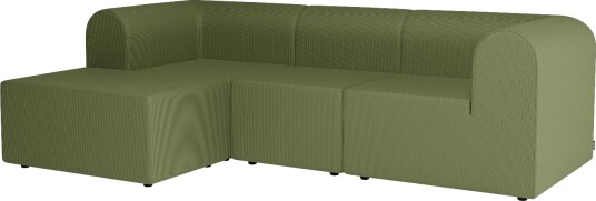 Montana Paradigm 3 seters Sofa med Puff Venstre N68303 Nobel68303