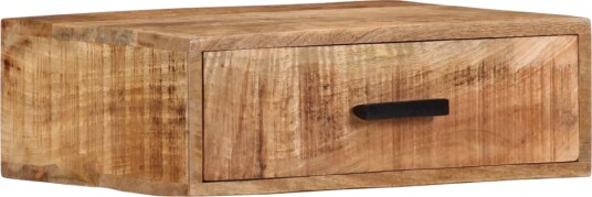  Vegghengt nattbord 40x30x13,5 cm heltre mango