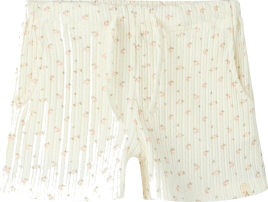 Lil" Atelier Shorts   Rib   NmfHulla   Coconut Melk   Lil Atelier   6 år 116   Shorts   Hvit