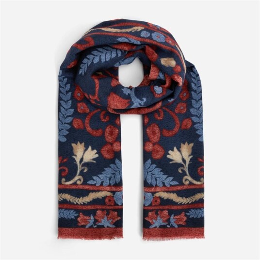 Ferner Jacobsen Scarf Wool - Blue/red Blå OS Ferner Jacobsen Scarf Wool - Blue/red Blå OS