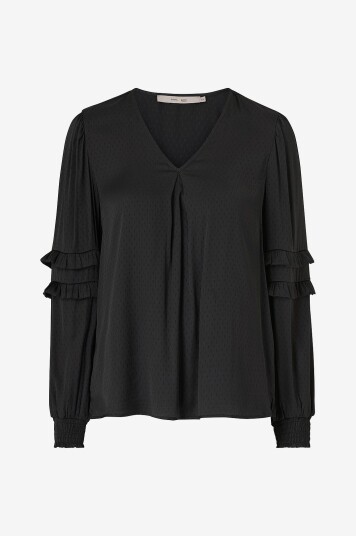 Costamani - Bluse Wave Blouse - Svart Costamani - Bluse Wave Blouse - Svart