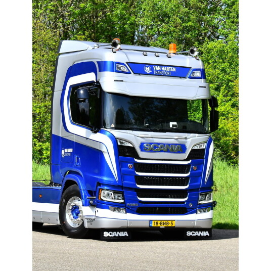 LED Lightsign Scania NG 136x23 cm Velg Type: Hvit