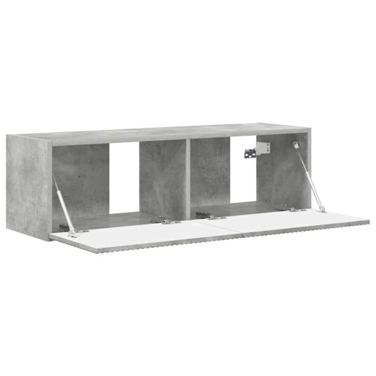 TV Veggskap Veggmontert Betong 60 x 31 x 29.5 cm Konstruert tre