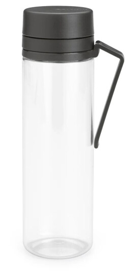 Brabantia Make & Take vannflaske med sil 0,5 L Mørkegrå Brabantia Make & Take vannflaske med sil 0,5 L Mørkegrå