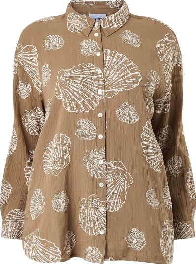 Zhenzi   Skjorte Zh jessi 1391 L/S   Brun
