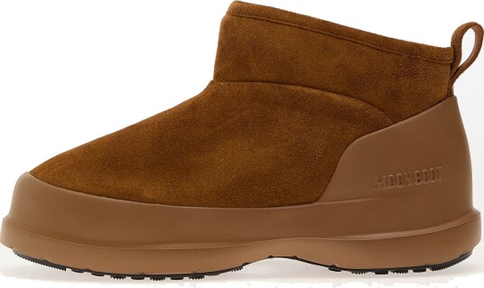 Moon Boot Luna Low Suede Cognac
