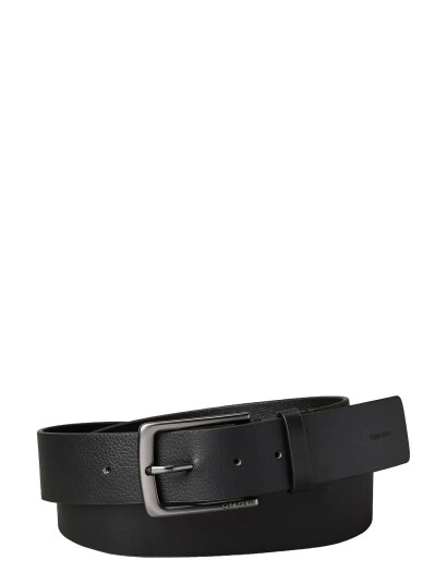 Calvin Klein Warmth Buckle Pebble 35Mm Fixed Black 105