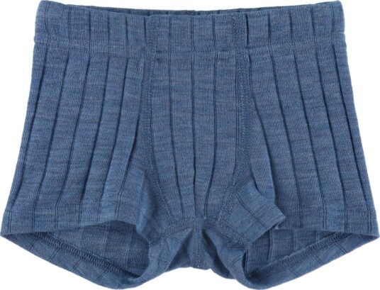 Joha Boxershorts Ull/Silke Blå Melert Joha 150 Boxershorts