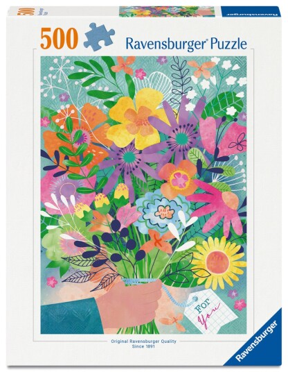 Ravensburger Puslespill 500 Flowers For You