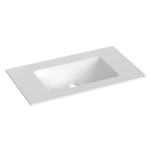 Korsbakken Orion Solid Surface Heldekkende Hvit Matt 80cm