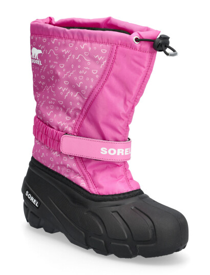 Sorel Youth Flurry Boot Print - Pink - 35 Sorel Youth Flurry Boot Print - Pink - 35