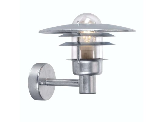 Norlys - Larvik Utendørs Vegglampe Galvaniseret Norlys - Larvik Utendørs Vegglampe Galvaniseret