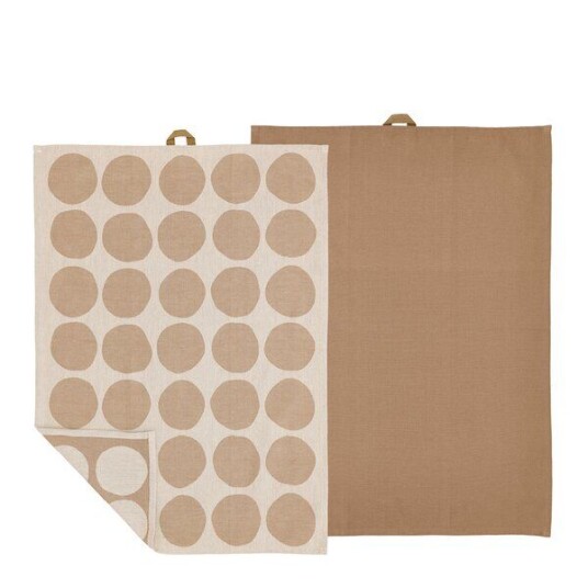 Södahl   Bubbles kjøkkenhåndkle 50x70 cm 2 stk warm taupe