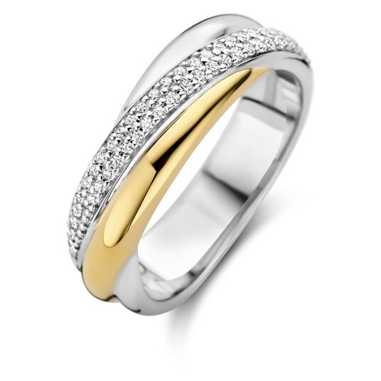 Ti Sento Ring i 925 sølv med zirkonia