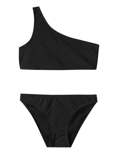 LMTD Nlfzynthe Solid Bikini Black 158 164