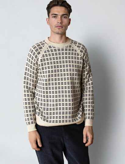 Clean Cut Copenhagen Quincy Knit - Cream - XXXL