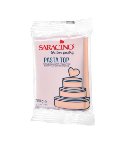 Saracino Top Paste Fondant Rosebeige 250g 