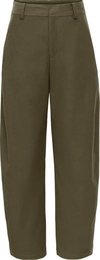 JDY Jdytara Selma Hw Barrel Pants Pnt   Khaki green   XS x 32