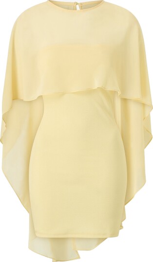 Gina Tricot Kjole Cape Tube Dress Gul Gina Tricot Kjole Cape Tube Dress Gul