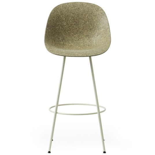 Normann Copenhagen Mat Barstol 75 cm Seaweed / Cream