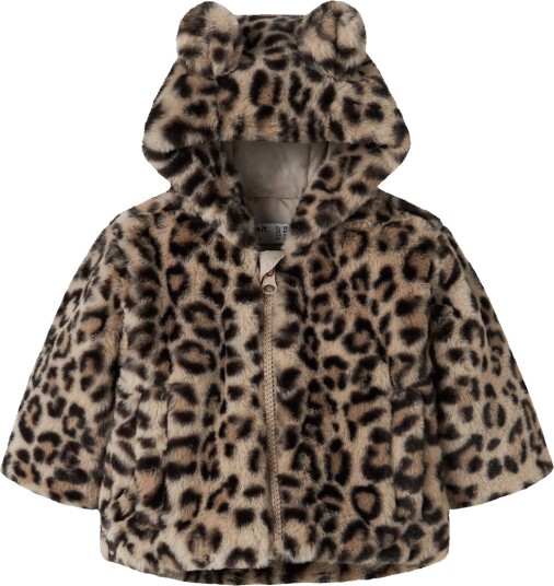 Name It Overgangsjakke NbfMila Humus/Leo Name It 1½ år (86) Overgangsjakke Beige Brun