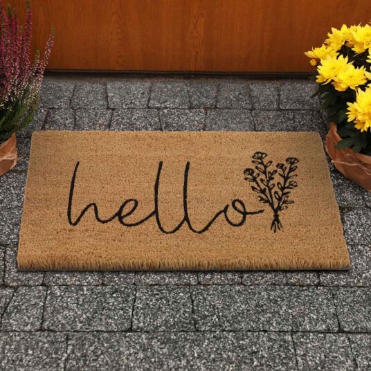 Rxs Dørmatte "Hello" i kokos