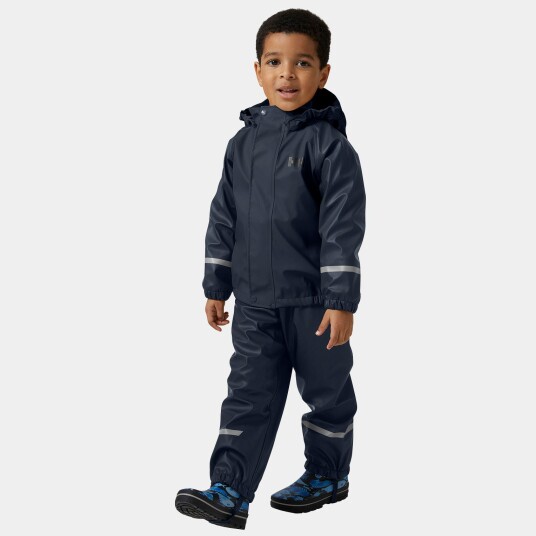 Helly Hansen Barn Bergen Fleece foret Regnsett 2.0 Marineblå 116
