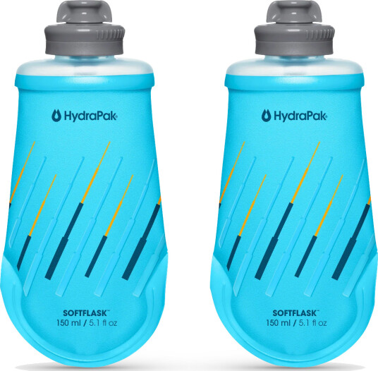Hydrapak Softflask 150ml - 2- Pack Malibu Blue ONESIZE