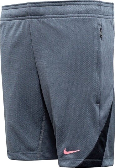 Nike Treningsshorts Dri FIT Strike   Grå/Svart/Rosa Barn størrelse M: 137 147 cm