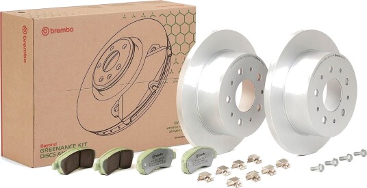 Bremseskiver og -klosser BREMBO KT 10 007