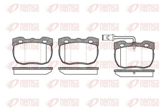 Bremseklosser REMSA 0267.11