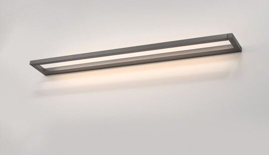 Vegglampe PURE Puro dimmbar Grå Stue Aluminium Moderne 100 2 Grå